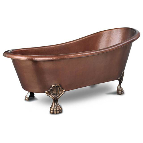 Arc-58027 Copper Bath Tub - Finish: Glossy