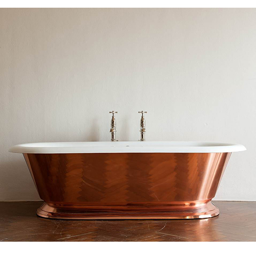 Arc-58026 Copper Bath Tub - Finish: Glossy