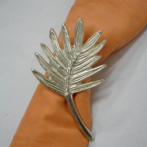 Deco-N0000004 Metal Napkin Rings - Color: Silver