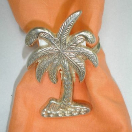 Deco-N0000006 Metal Napkin Rings - Color: Silver