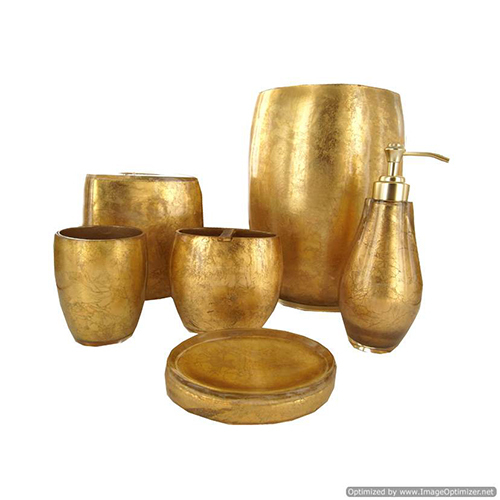 Arc-64021 Bathroom Set - Color: Golden