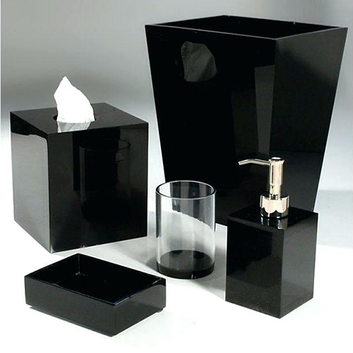 Arc-64025 Bathroom Set - Color: Black