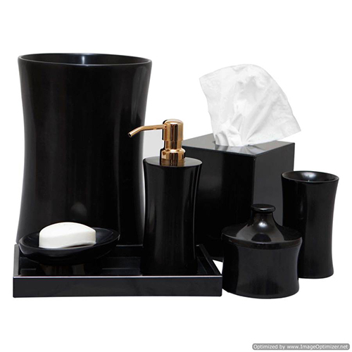 Arc-64027 Bathroom Set - Color: Black