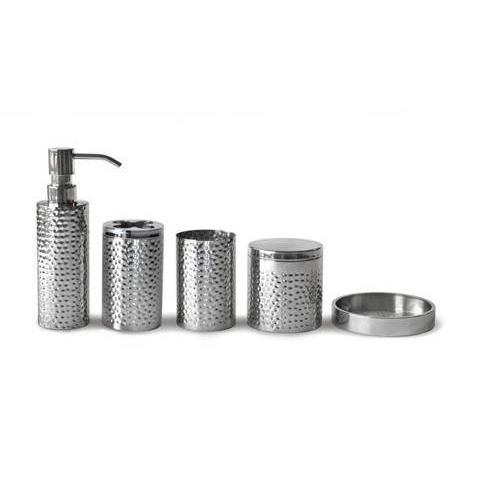 Arc-64018 Bathroom Set - Color: Silver