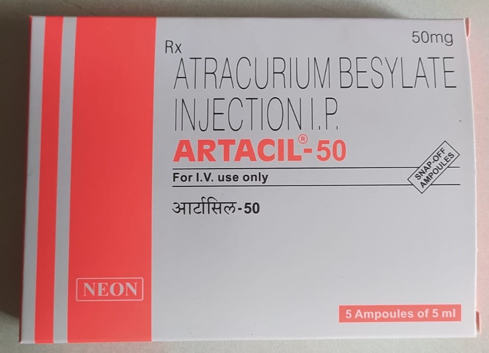 Artacil 50Mg/5Ml - Dosage Form: Injection