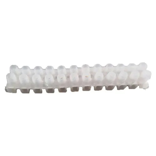 6 Amp 12 Volt Terminal Strip - High-Quality ABS, 4 Inch Diameter, Sleek White Color | Reliable Electrical Fitting for Automotive, Marine, and Industrial Applications