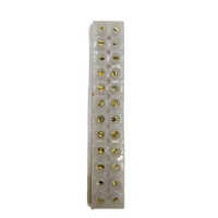 Pvc Electric Terminal Strip - Durable Pvc Material, 4 Inch Diameter, Clean White Color | 240 Volt Rating, Ideal For Industrial And Commercial Use