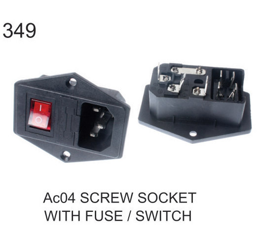 AC-04 SCREW WITH FUSE / SWITCH