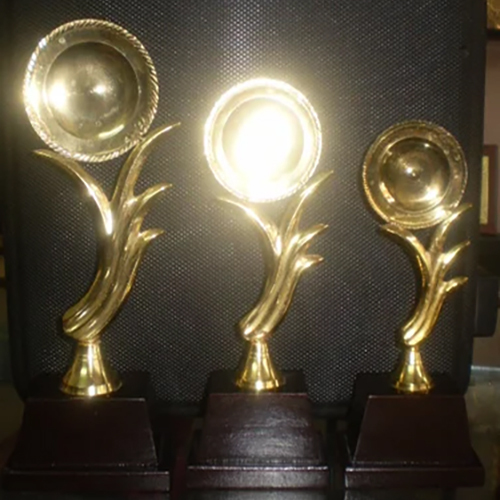 Customized Brass Memento - Shape: Round