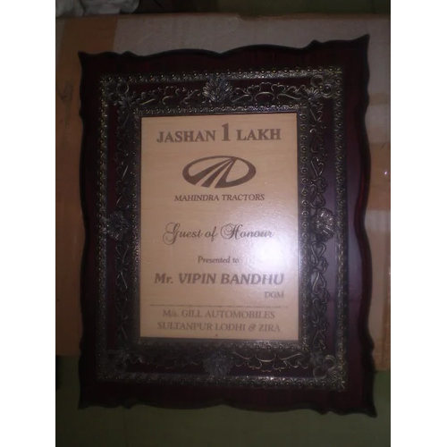 Corporate Plaques - Color: Black