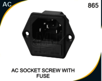 Ac Socket Screw With Fuse - Application: Electronic Products