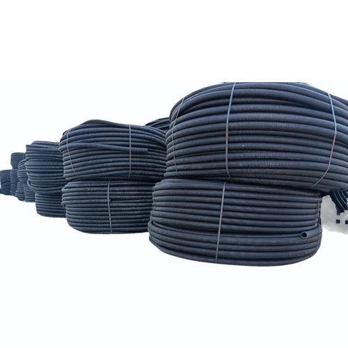 50mm Black Round Shape DWC HDPE Pipe