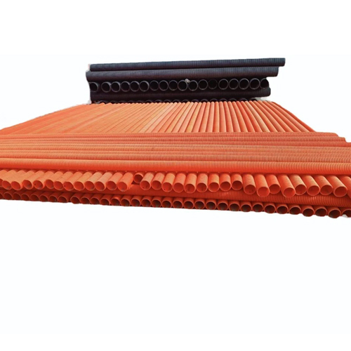 120mm Orange Double Wall Corrugated (Dwc) Pipe - Application: Electrical Cable Protection