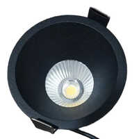 7w Led Deep Cob - Color: Black