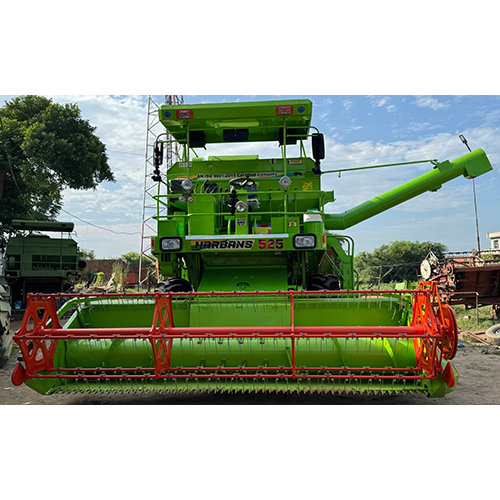 Agriculture Harbans Combine Harvester - Color: Green