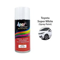 Apar Touch Up Spray Paint Super White - High-performance Acrylic Resin, 225 Ml | Fast-drying, Rust Protection, Excellent Coverage, Durable Finish