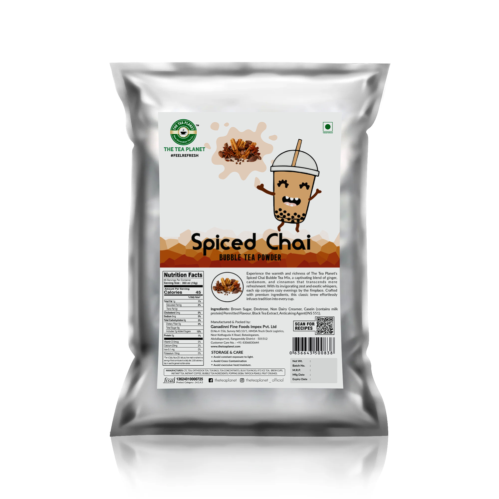 Spiced Chai  Bubble Tea Premix 1Kg