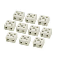 High Temperature Ceramic Connectors - White Ceramic, Custom Dimensions, Industrial Use , Waterproof And Durable