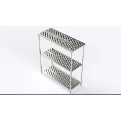 Stainless Steel Pot Rack - Color: Silver