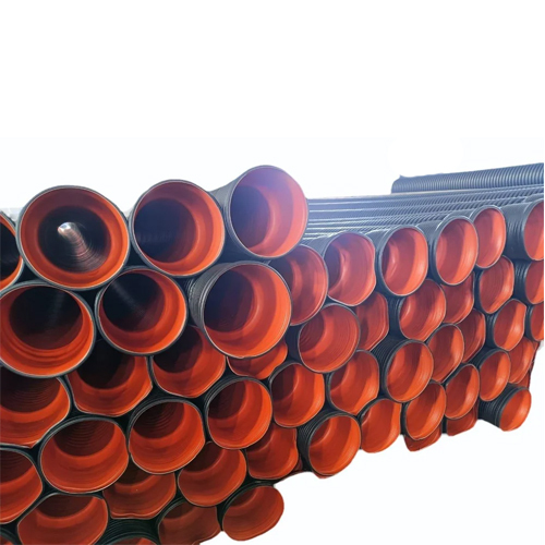 150mm Dwc Sewerage Pipe - Hdpe, 6 Meter Length | Uv Resistant, Corrosion-proof, Lightweight, Round Shape In Black & Orange