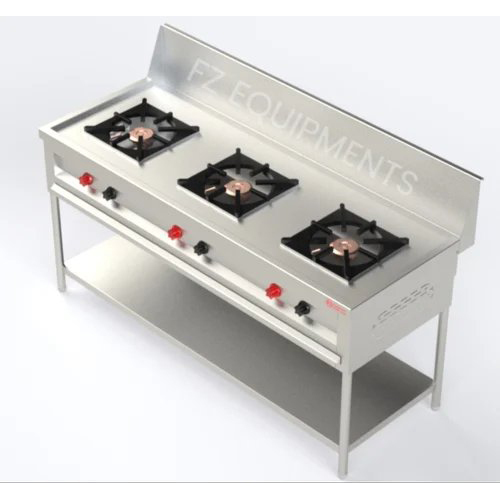 Three Burner North Indian Gas Stove