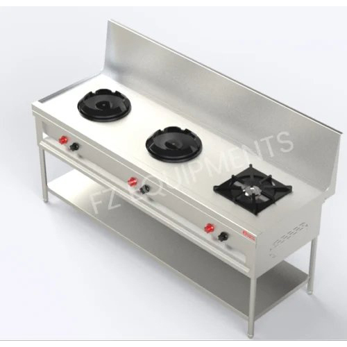 Three Burner Stock Pot Gas Stove