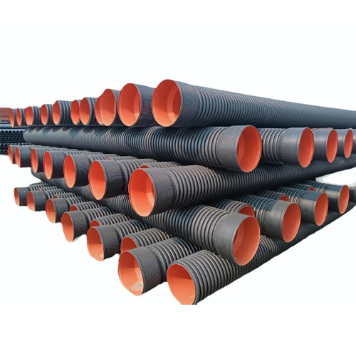 400mm Dwc Hdpe Sewerage Pipe - Color: Black And Orange