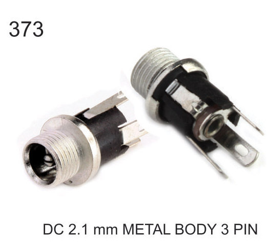 DC 2.1 MM METAL BODY 3 PIN