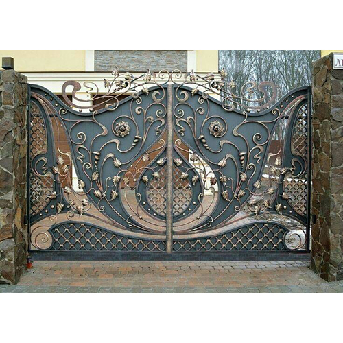 Iron Main Gate - Open Style: Swing