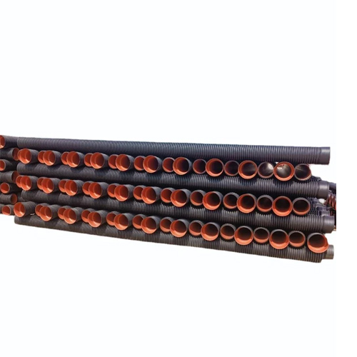 250mm Dwc Hdpe Pipe - 6m Length, Orange & Black, Uv Resistant, Corrosion-proof, Lightweight, Durable