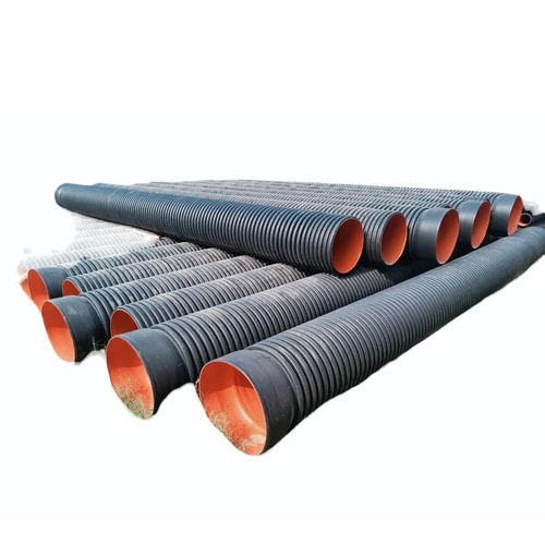 500mm Dwc Drainage Pipe - Color: Black And Orange