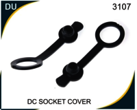 Dc Socket Cover - Abs Plastic, Available Sizes: 2.1mm, 2.5mm, 5.5mm Inner Diameter, Female Jack, Panel/pbc/cable Mount Options, Current Rating Up To 5a