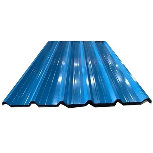 Blue Color Coated Roofing Sheet - Material: Mild Steel