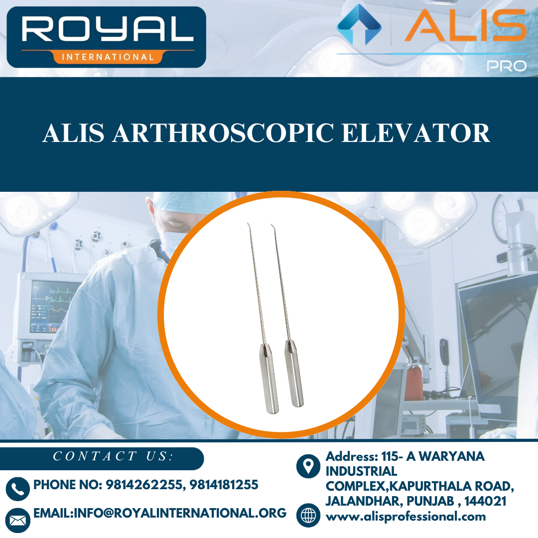 Alis Arthroscopic Elevator - Instruments Type: Arthroscopy