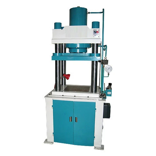 Four Pillar Hydraulic Press - Color: Blue