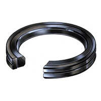 Hydraulic Piston Seal - High-quality, Various Sizes | Black, Industrial Use, Fluid Leakage Prevention, Reliable Performance