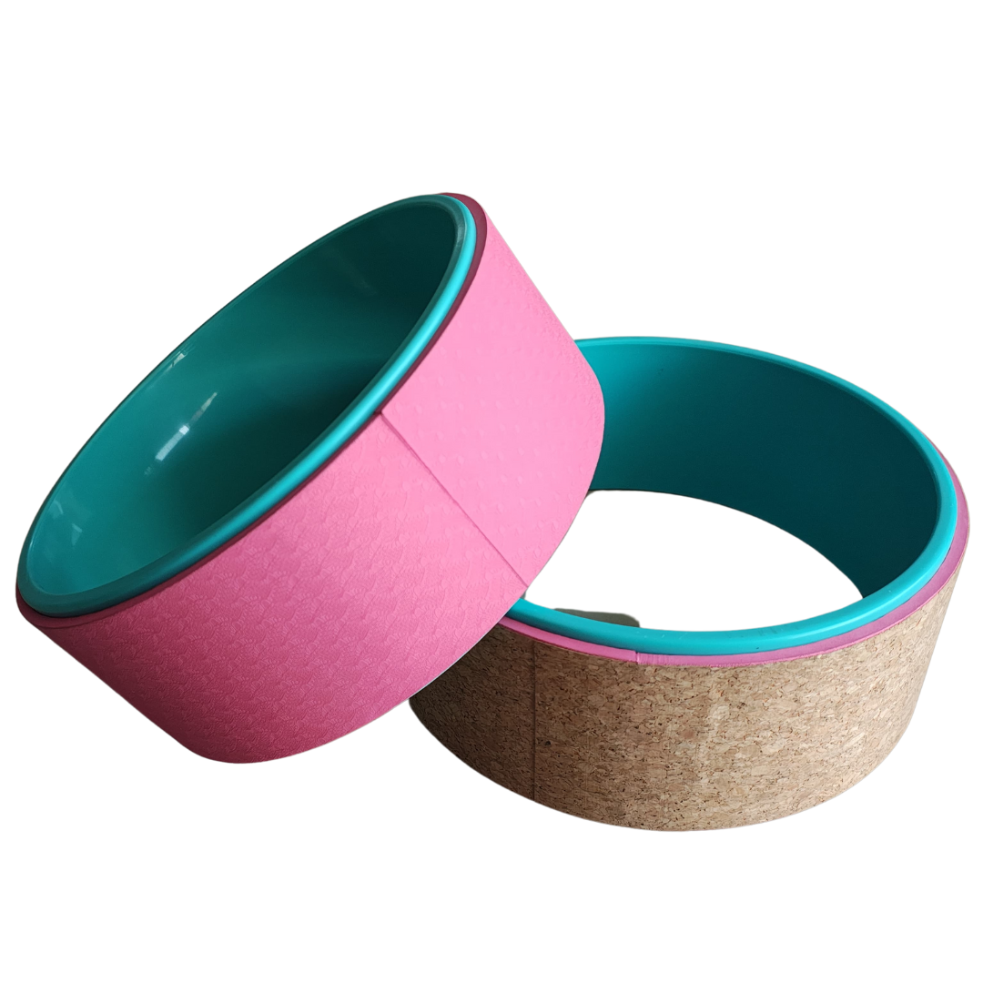 Yoga Wheel - Adjustable Mode | Enhance Flexibility, Deepen Stretches, Available In Vibrant Red And Blue Colors