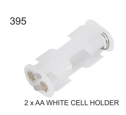 2XAA WHITE CELL HOLDER