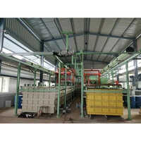 Automatic Three Phase Hard Chrome Plating Plant - Color: Green
