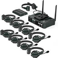 Wireless Intercom System - Color: Black