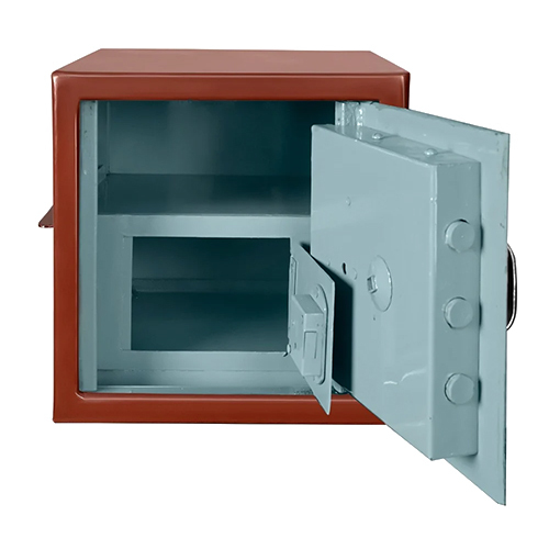 Iron Wall Safe Locker - Color: Red