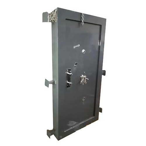 Metal Security Door - Color: Grey