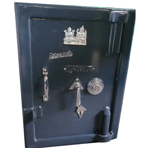 Manual Key Security Safe - Color: Black