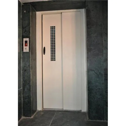 Telescopic Manual Elevator Door - Material: Stainless Steel