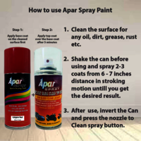 APAR Spray Paint Calypso Red (RC Colour Name) + GC Compatible for Tata Harrier and Punch -225 ml (Pack of 2-Pcs)