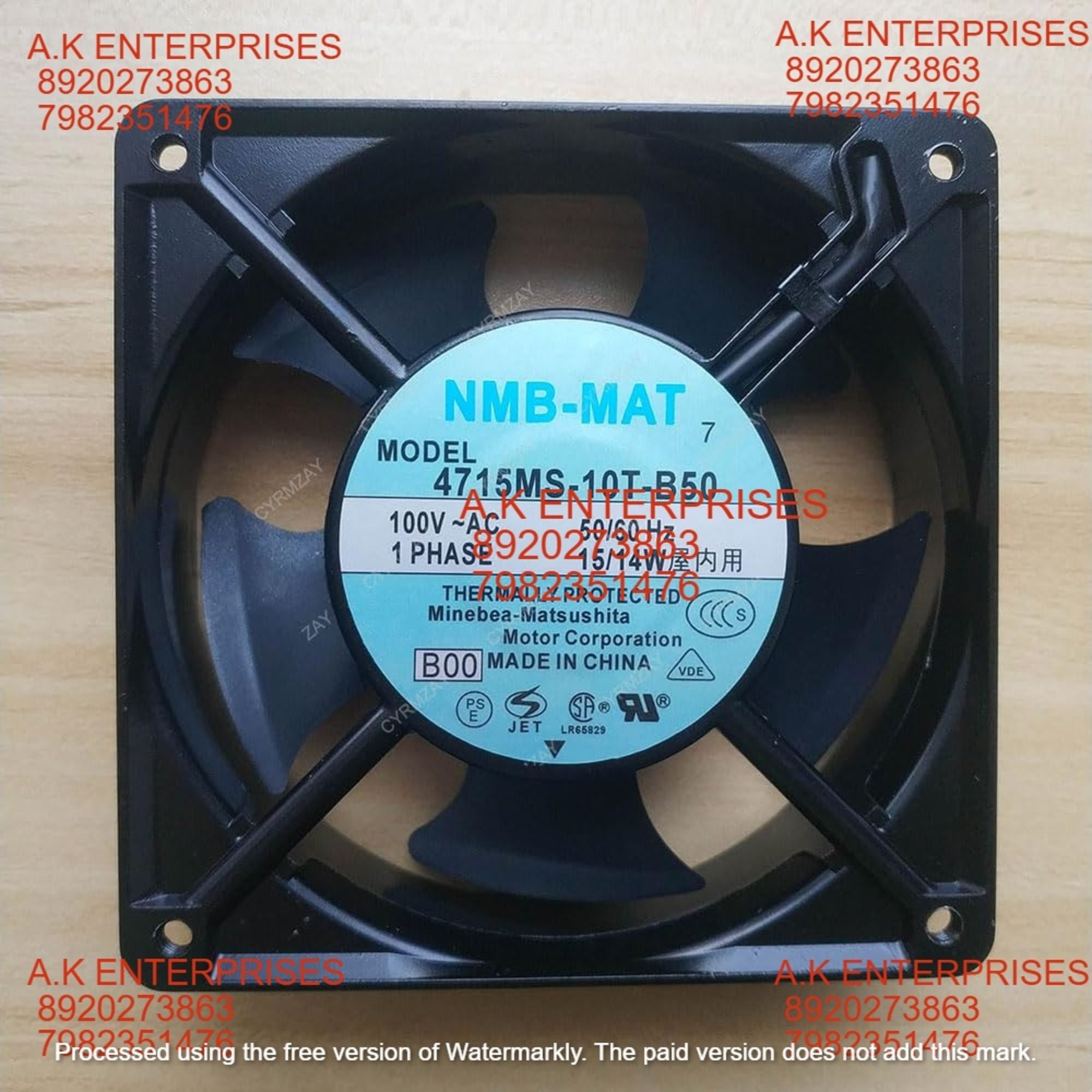  NMB-MAT 4715MS-10T-B50 100V 15/14W Cooling Fan 110V UPS Power Fan