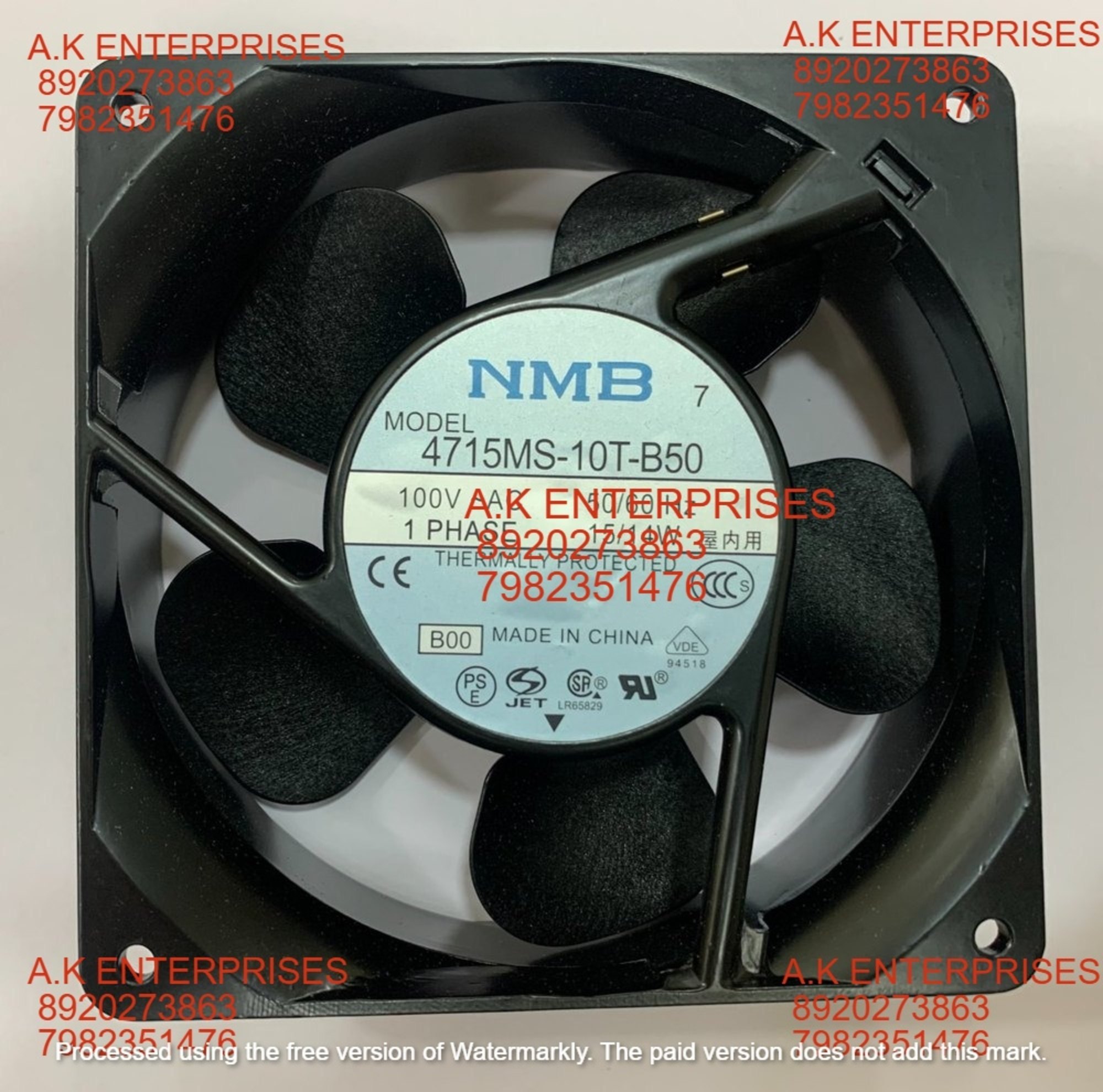  NMB-MAT 4715MS-10T-B50 100V 15/14W Cooling Fan 110V UPS Power Fan