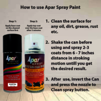 APAR Spray Paint Arcade Grey (RC Colour Name) + GC Compatible for Tata Altroz -225 ml (Pack of 2-Pcs)