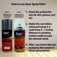 APAR Spray Paint Skyline Silver (RC Colour Name) +GC Compatible for Tata Altroz -225 ml (Pack of 2-Pcs)
