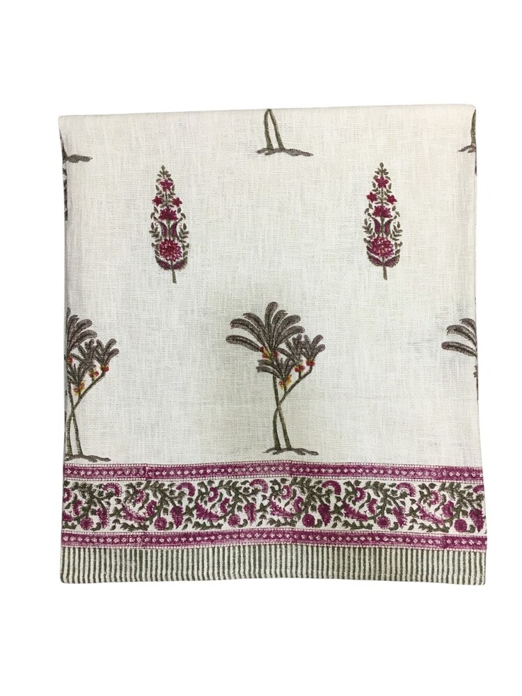 Tnt Hand Block Printed Bedcover - Color: Multi